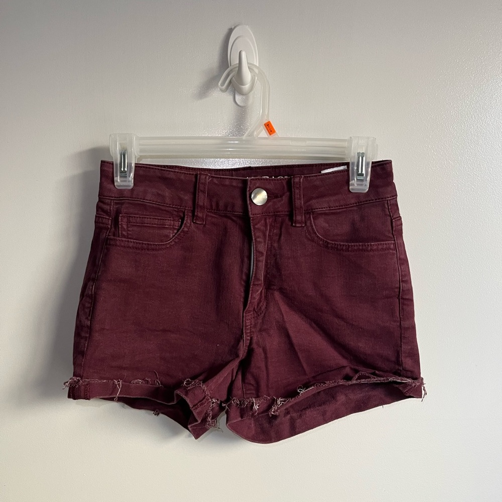 American Eagle Maroon Shorts